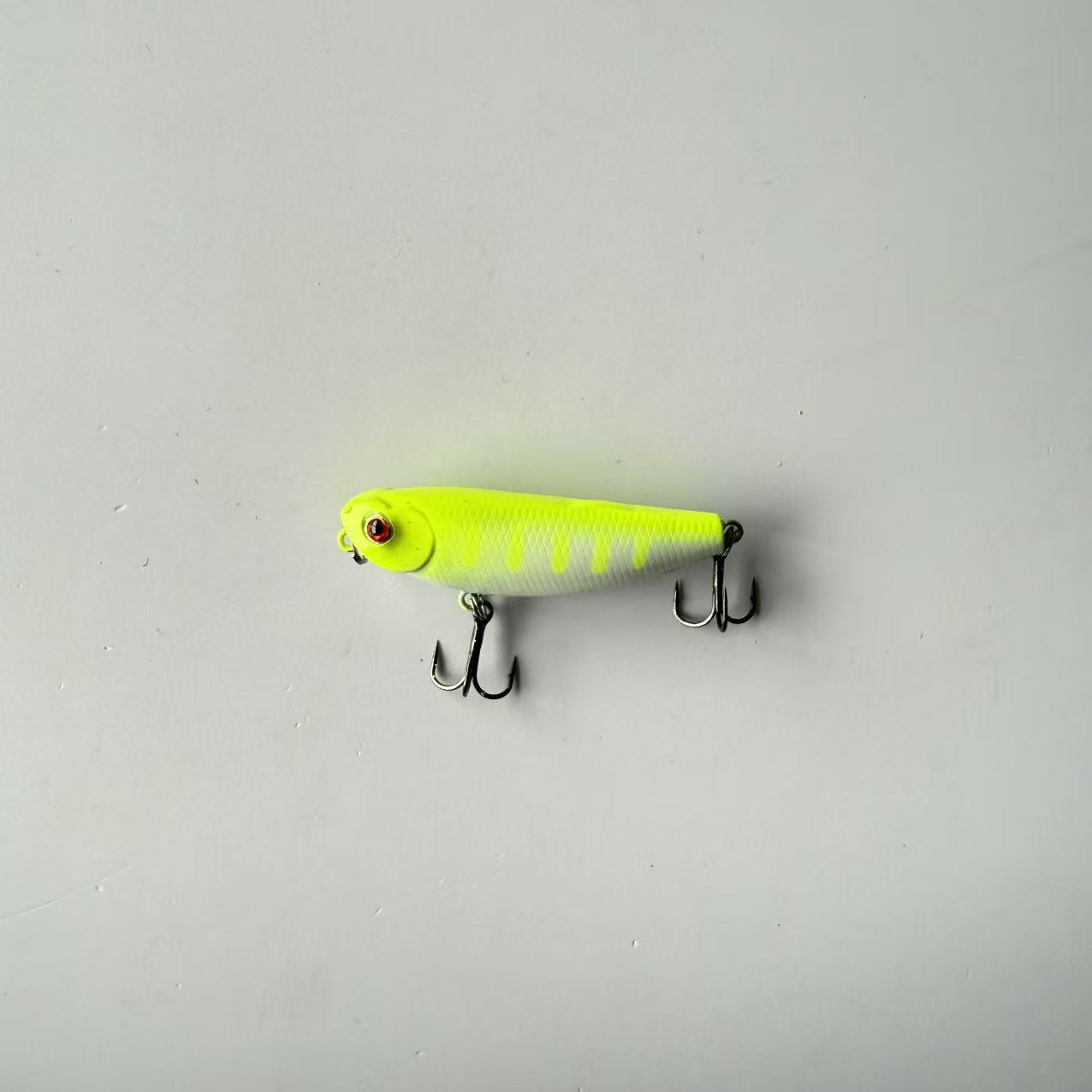 Large brand replica, popular, 1pcs, Luya bait floating water pencil words dog horse mouth trout Luo Fei white bait special kill, suitable for freshwater and seawater fishing accessories fishing gear supplies