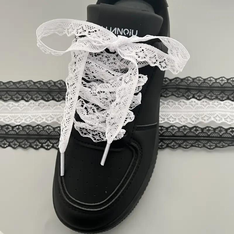2 Pairs Colorblock Lace-Up Shoe Laces, Durable Replacement Laces, Ideal for Sports Shoes and Casual Wear