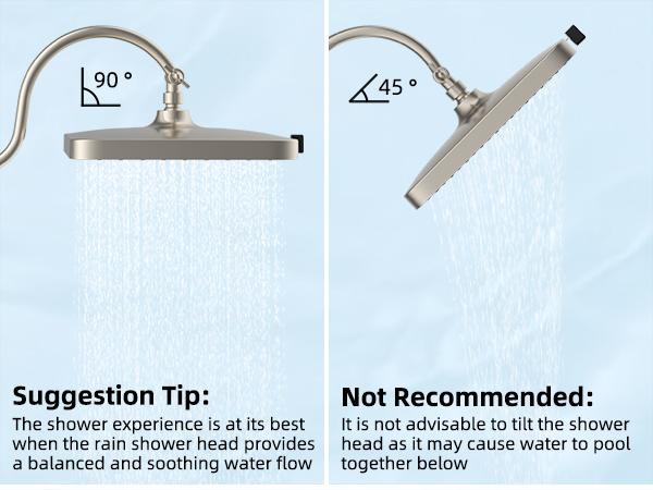 Hibbent Upgraded 13'' Shower Head Combo, High Pressure 5 Spray Rainfall Showerhead, 10 Spray Mode Handheld, All Metal Easy Reach 4-way Diverter with Pause Mode, 71'' Hose and Holder, Brushed Nickel