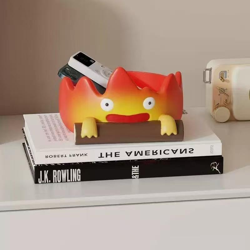 Creative Home Cartoon Decoration, Cute Flame Key Storage Display Piece, Living Room Gift Decor, Entrance Hall Accessory, Funny Home Decor