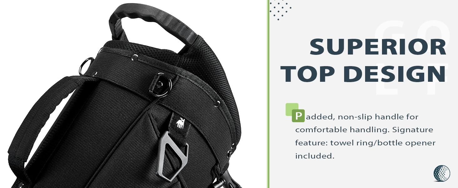 GoHimal 14-Way Golf Stand Bag, Golf Bag for Men with Stand - Lightweight & Durable Golf Club Bags for Men & Women