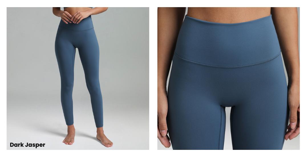 Colorfulkoala Dreamlux No Front Seam Leggings for Women 25"/28" Inseam High Waisted Seamless Buttery Soft Yoga Pants