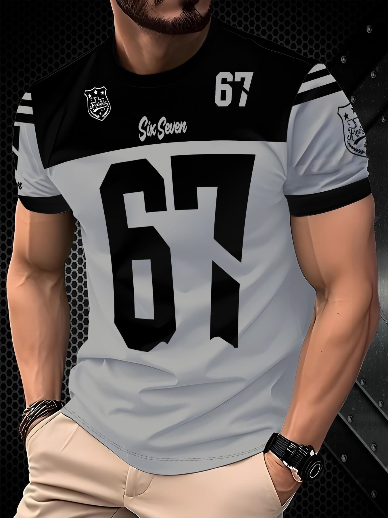 Colorblock Summer Couple Sports Baseball Jacket, Loose Oversize Drop Shoulder Short Sleeve, All over Print, Casual Street Style, Breathable Fabric