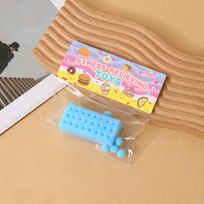 Simulation Sandwich Soda Cracker Squishy, Super Soft Slow Rebound, Food-Themed Stress Relief Fidget Toy, High Appearance Level