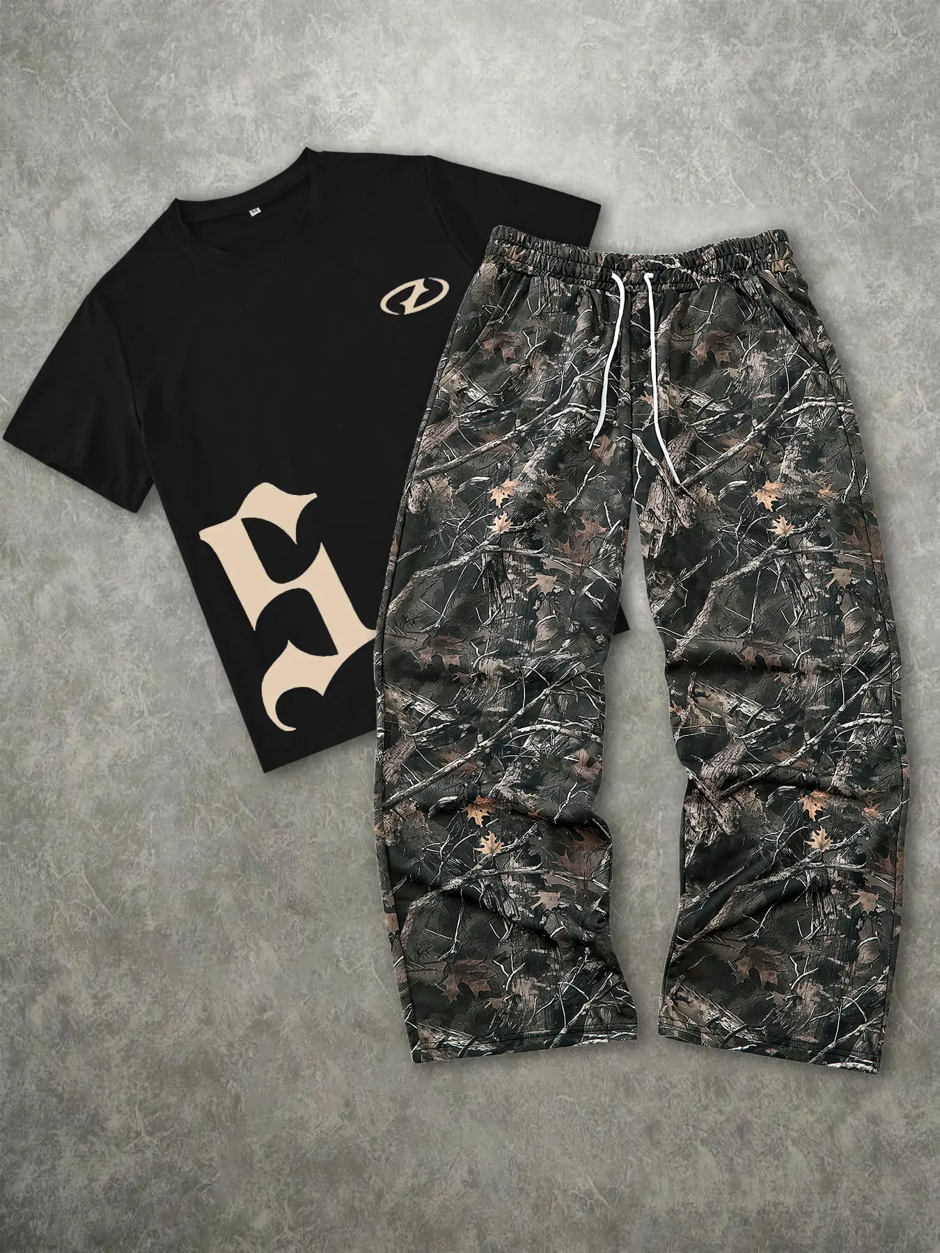 Black + Camouflage