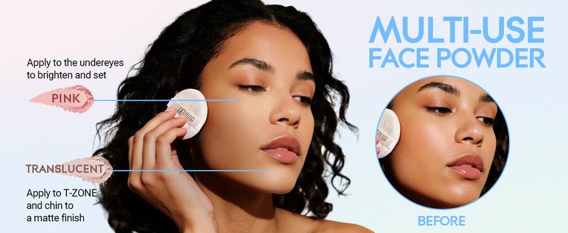 Vevivia Setting Powder - Creaseless Face Powder, Long Lasting Loose Powder Makeup with Blurring & Natural Finish, Shine Control, Up to 24 Hrs Wear, Universal Translucent Formula for All Skin Tones Vevivia Setting Powder - Creaseless Face Powder, Long Lasting Loose Powder Makeup with Blurring & Natural Finish, Shine Control, Up to 24 Hrs Wear, Universal Translucent Formula for All Skin Tones