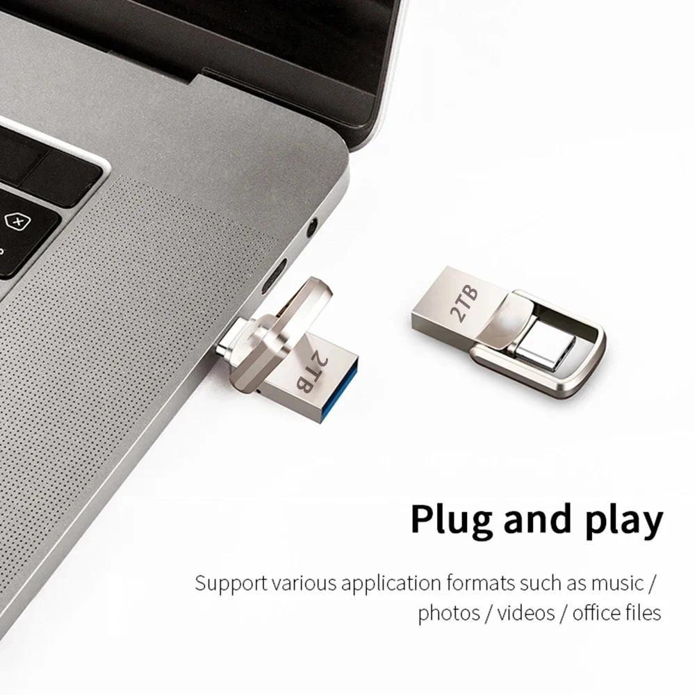 USB Flash Drive 3.2 Type C PenDrive Memory Stick Pen Drive Flash Disk for PC Smartphone Storage U Disk