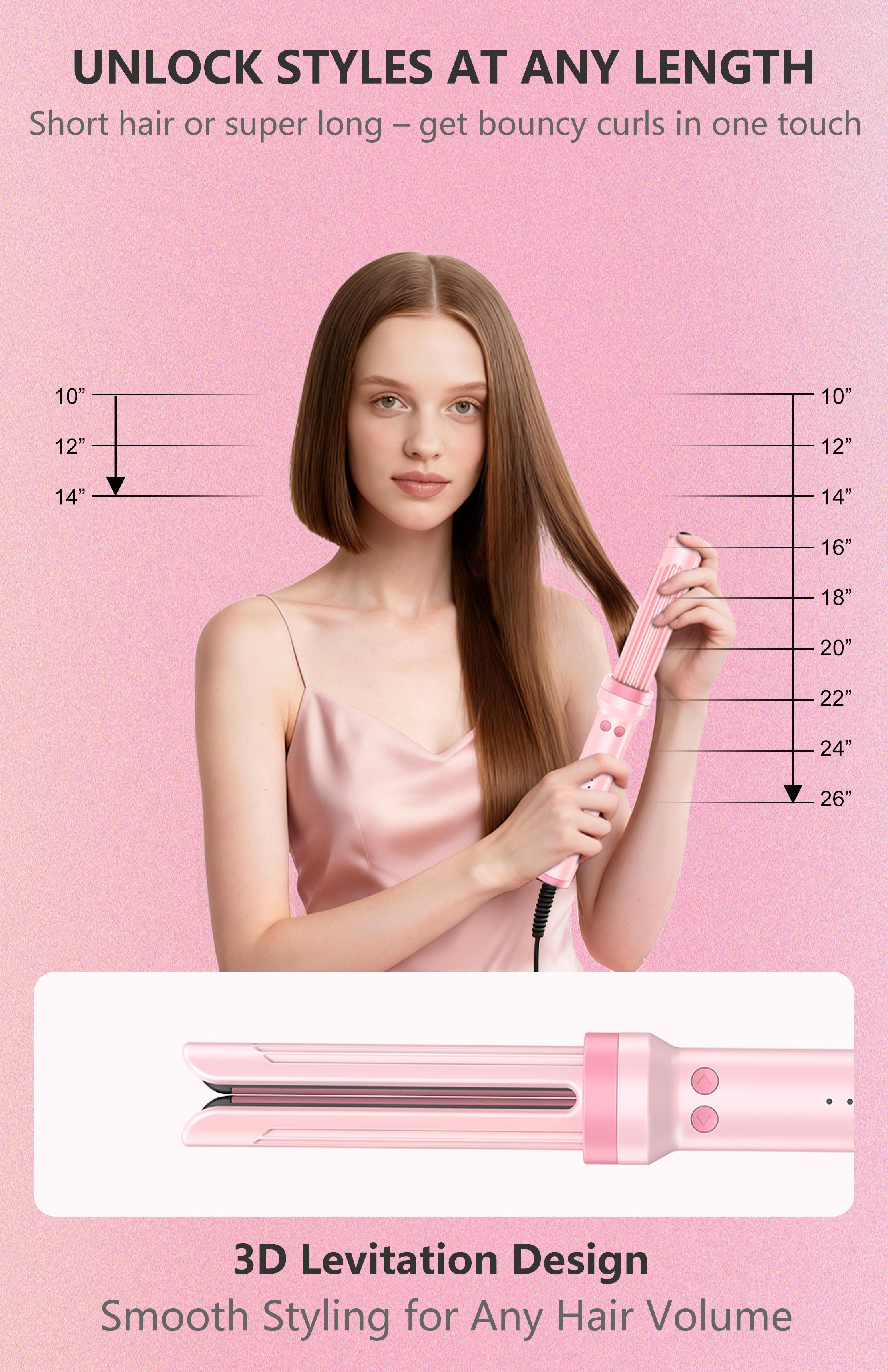 FORLIFA-Pro HyperCurve:Pro 3 in 1 Automatic Curling&Straightening Iron,AirBlow Tech with Cooling Air,1.1billion Negative Ions,72H Hold,Triple Hair Protect&Burn-Free,Automatic Shut-Off,2-Way Rotation,Anti-Scald,Anti-Tangle,TikTokShopSpringGlowUp FORLIFA-Pro HyperCurve:Pro 3 in 1 Automatic Curling&Straightening Iron,AirBlow Tech with Cooling Air,1.1billion Negative Ions,72H Hold,Triple Hair Protect&Burn-Free,Automatic Shut-Off,2-Way Rotation,Anti-Scald,Anti-Tangle,TikTokShopSpringGlowUp