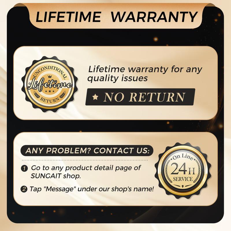 SUNGAIT Men's Military Polarized Aviator Sunglasses UV400 Protection Unisex HD Lens Bayonet Temples for Outdoor Activities