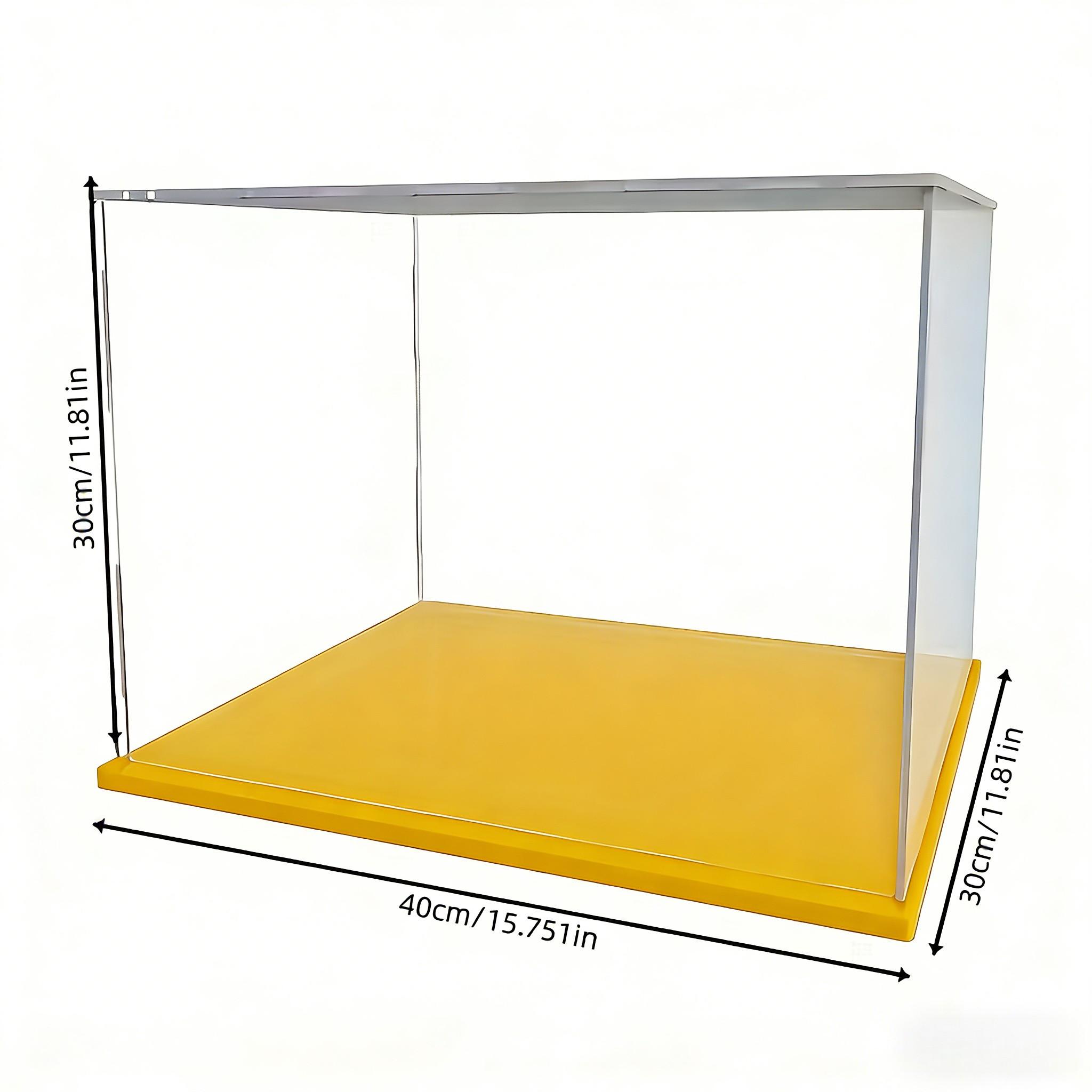 Transparent Acrylic Display Case, Stackable Doll Box, Vertical Assembly Stand, Multiple Sizes Available, Base, Collectible Figurine Storage