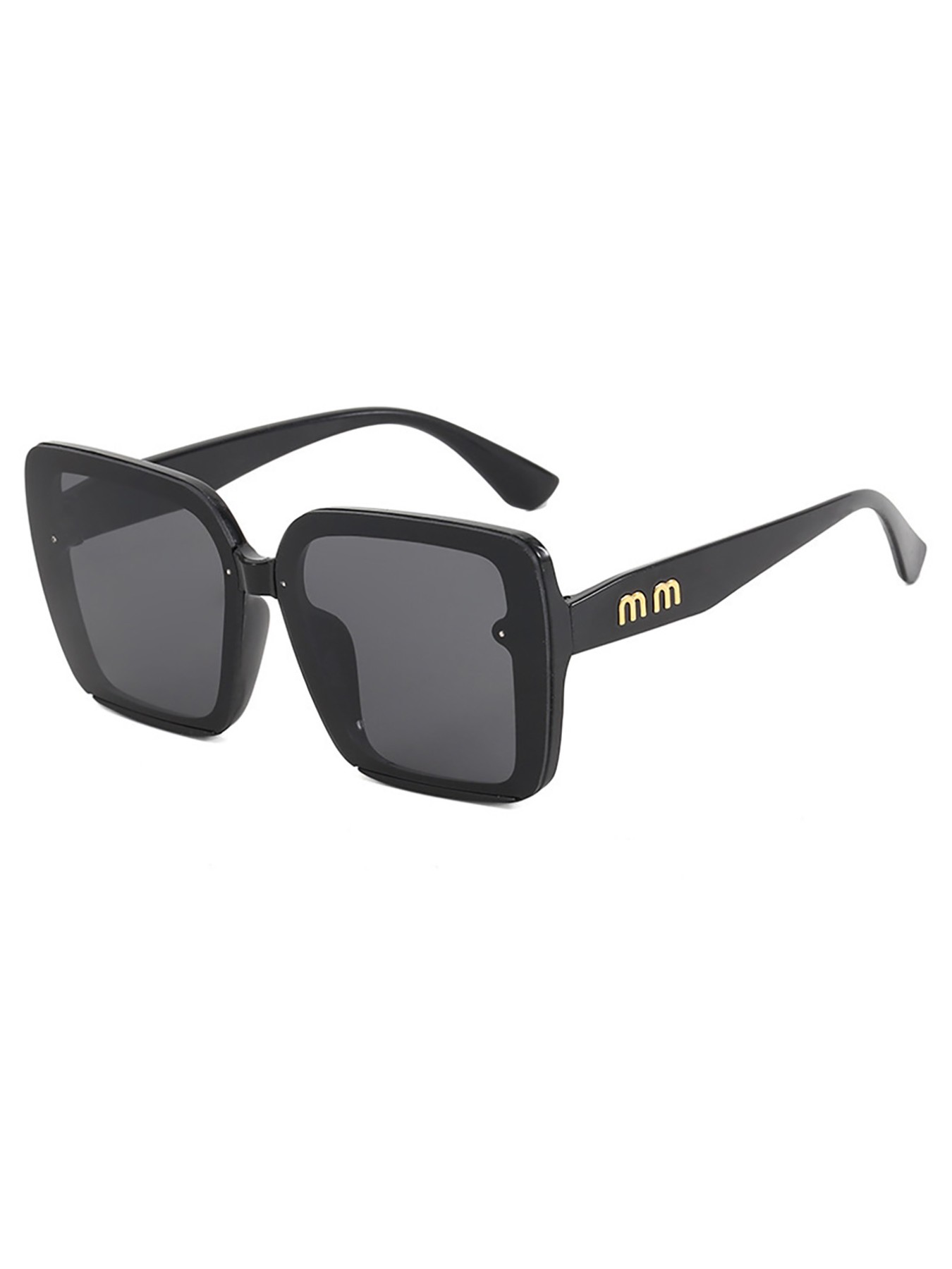 Fashion Large Frame Sunglasses for Women, Trendy All-Season Animal Pattern, Cute Style Decorative Lens, Streetwear Instagram Fame