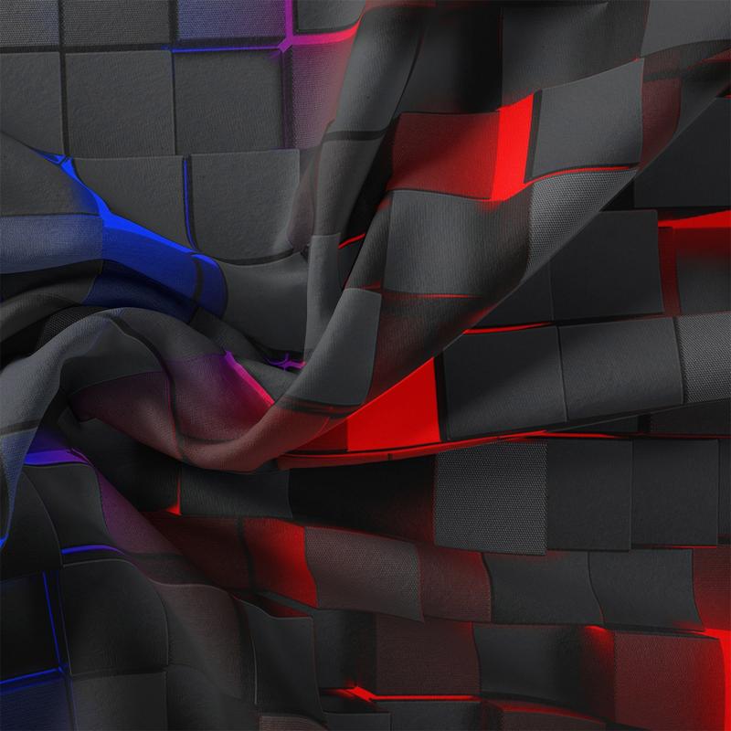 Geometric Print Duvet Cover Set, 3 Counts/set Including 1 Duvet Cover & 2 Pillowcases without Filler, Soft Comfortable Bedding Set For Home Bedroom Hotel Red Blue Grid