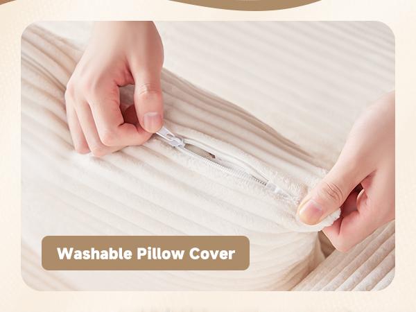 79" Convertible Sleeper Sofa Bed with 4 Pillows, 5-in-1 Corduroy Futon Couch for Small Spaces,Floor Modular Sofa with Fixed-Shape Frame,For Guest Bed & Kids Play Area with Washable Cover,teddy sofa for Adults,No-Assembly