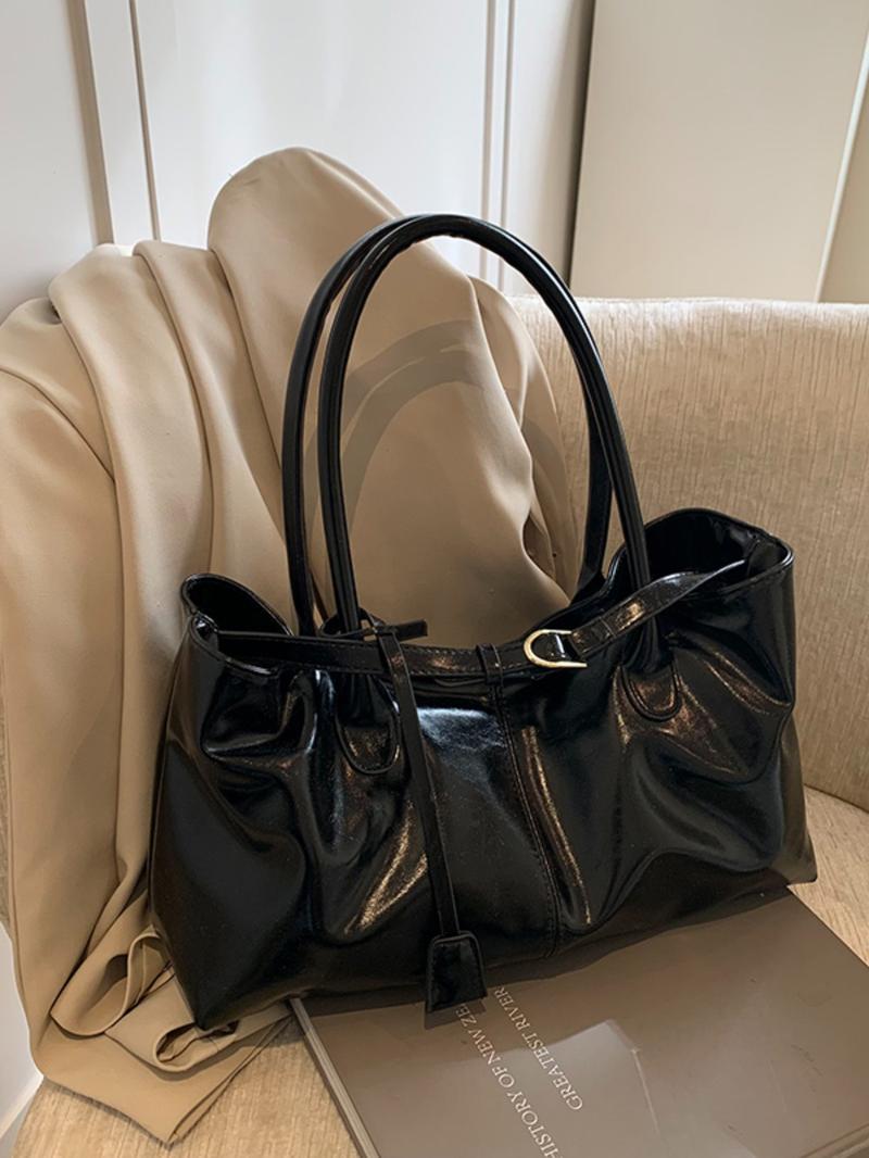 Elegant Vintage Bag, Large Capacity Shoulder Bag, Commuter Handbag, Daily Commuter Purse, Simple Versatile Daily Use for Women, All Seasons