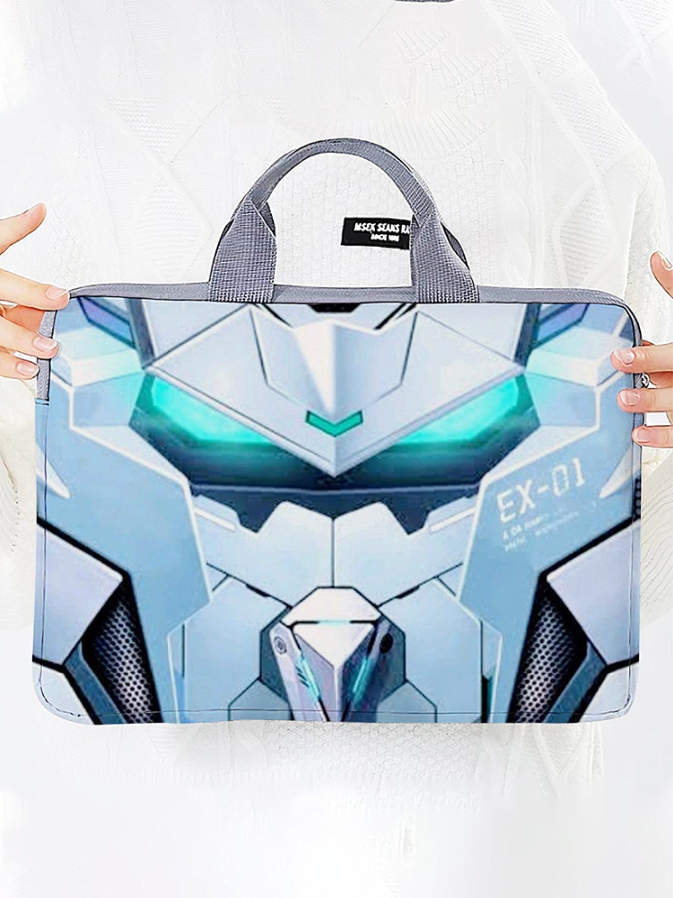 Cyberpunk Mechanical Laptop Bag, Large Capacity Ultra-Light Durable Design, 15 Inch Laptop Case for Travel and Daily Use