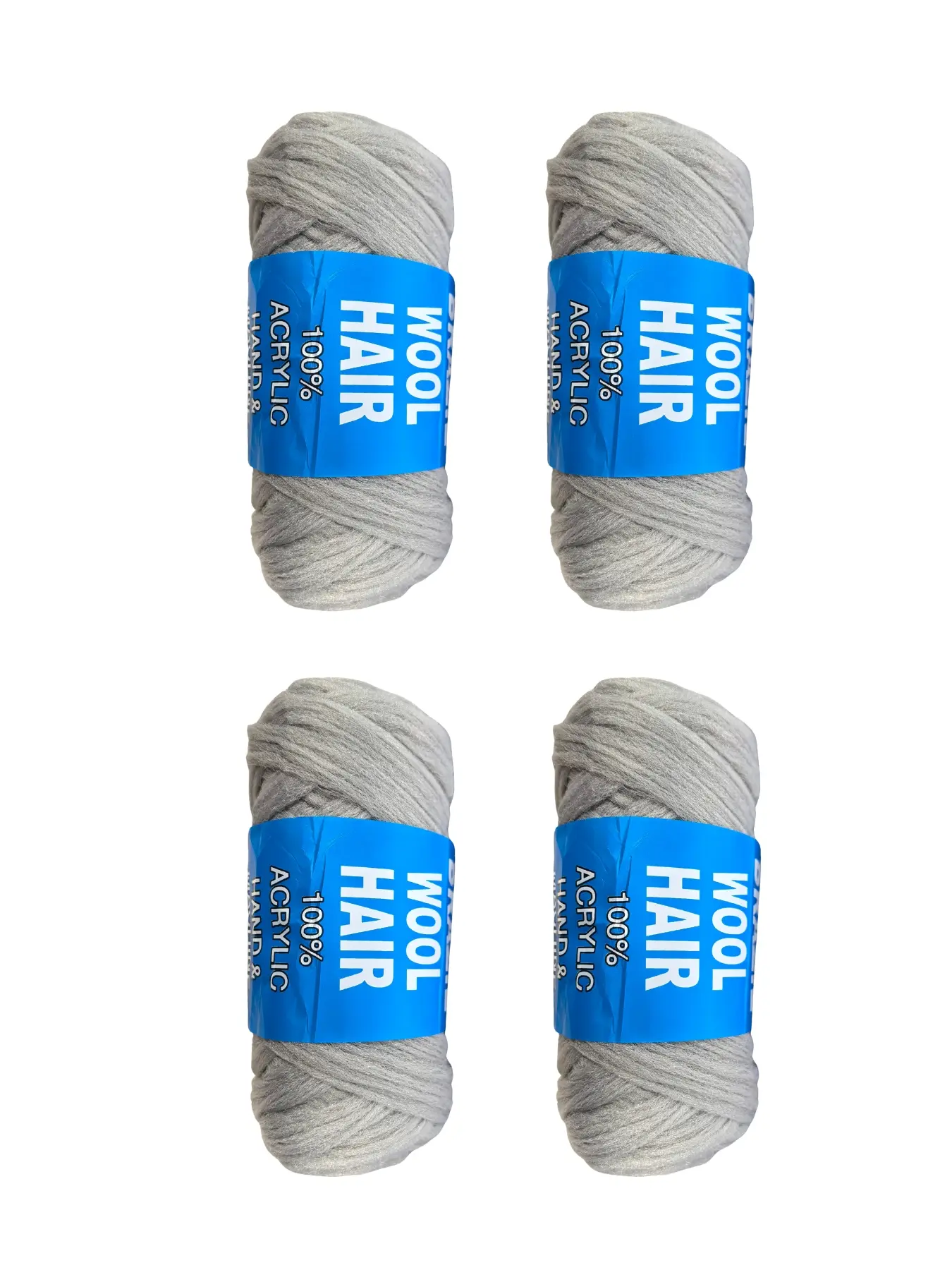 4Pcs/8Pcs Natural Black Brazilian Wool Hair for Braiding Hair Acrylic Yarn Crochet Box Braids Senegalese Twist Jumbo Braids Faux Locs Crochet Hair for Women Synthetic Braiding Hair Extensions  Wool Braiding Hair for Women Synthetic Extensions