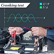 TOPDON AB101 Car Battery Tester 12V Car Battery Load Tester on Cranking Charging Systems, 100-2000 CCA Automotive Alternator Analyzer for Cars/SUVs/Light Trucks with Flooded AGM Gel Types