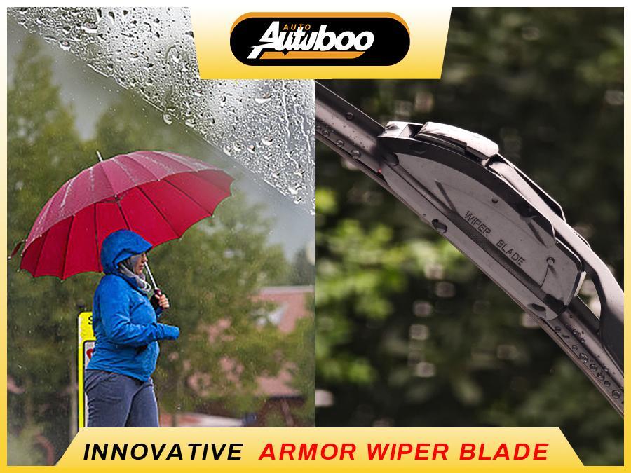 20"+20" Front Windshield Wiper Blades Replacement for 1999-2007 Ford F-150 Expedition/2003-2014 Ford E-150 OEM QUALITY Premium All-Season Automotive