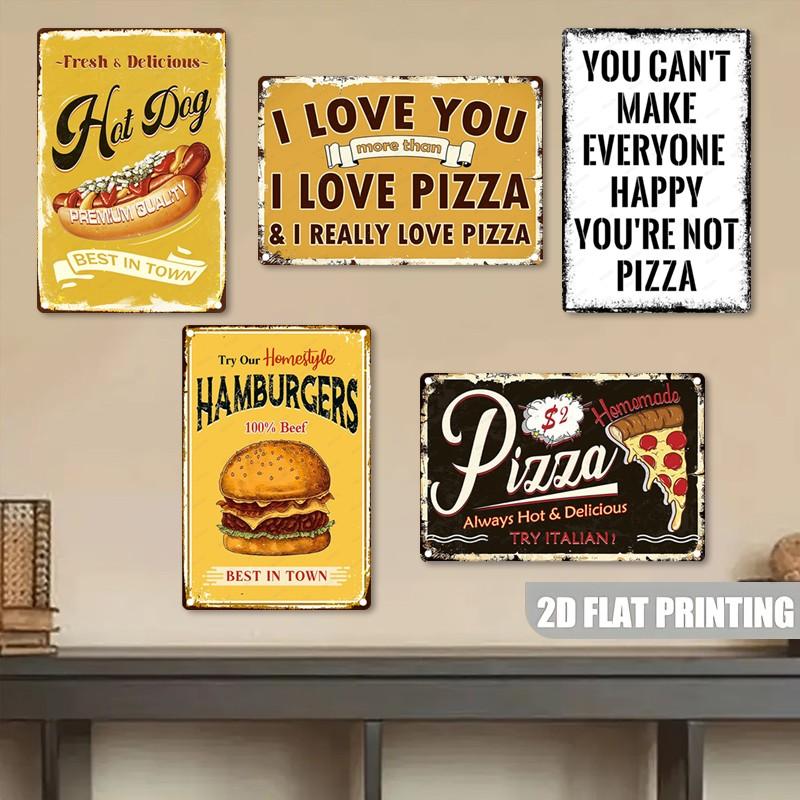 Vintage Aluminum Wall Art Print, Globe Enthusiast Iron Sign, Retro Text Metal Plate, 8x12 Inch Food Quote Poster, Home Decor for Restaurant, Garage, Gift