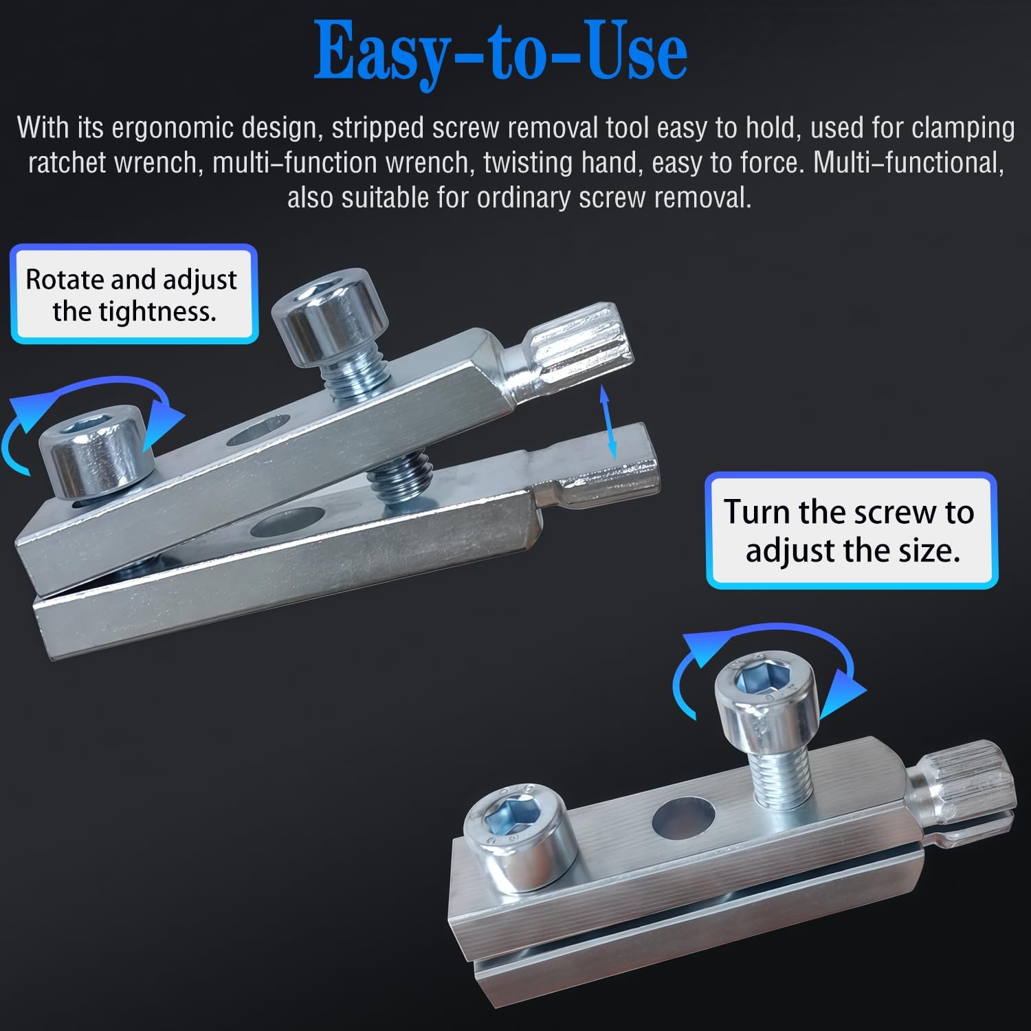 Broken Head Screw Extractor Faucet Angle Valve Wire Extractor for Sink Valve,Pipe Extractor Set,Easy Out Allen Screw.