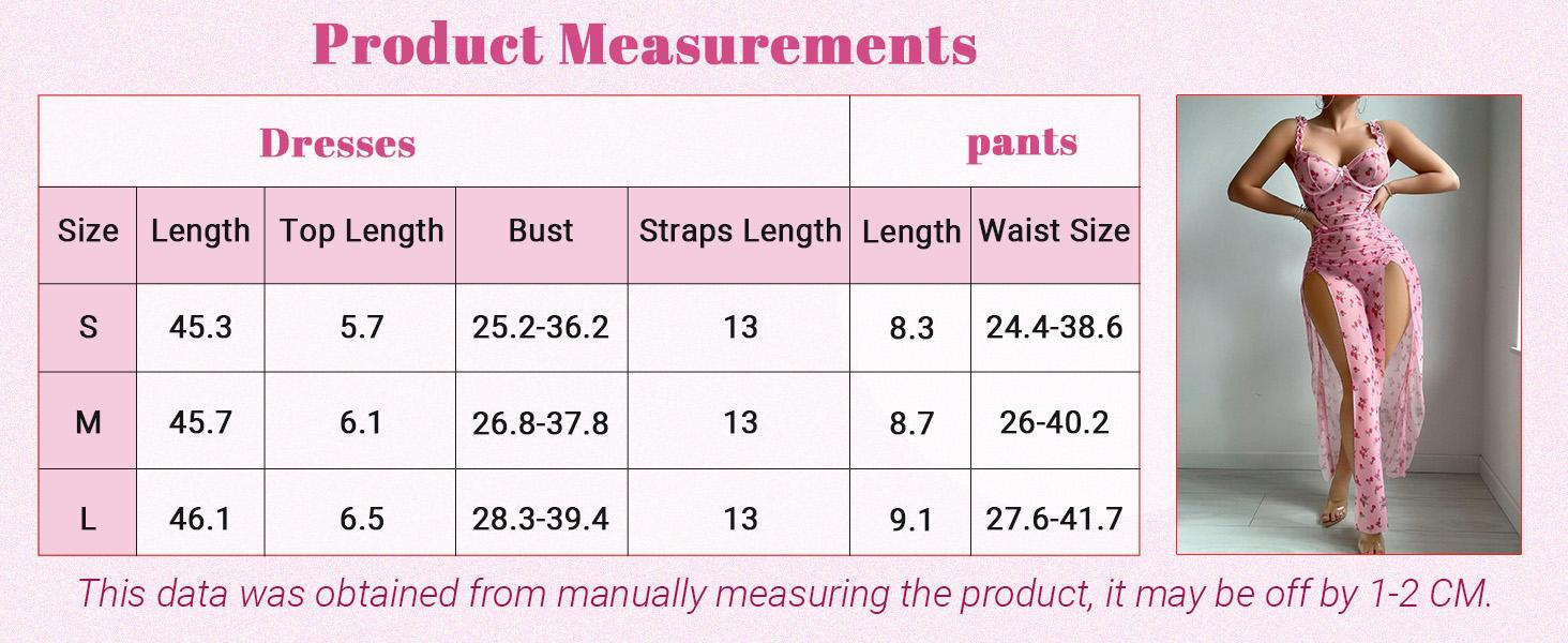 Women's 2 Piece Babydoll Lingerie Set Frill Underwire Floral Lingerie Dress Split Slip Dress with Thongs dealsforyoudays Women's 2 Piece Babydoll Lingerie Set Frill Underwire Floral Lingerie Dress Split Slip Dress with Thongs dealsforyoudays