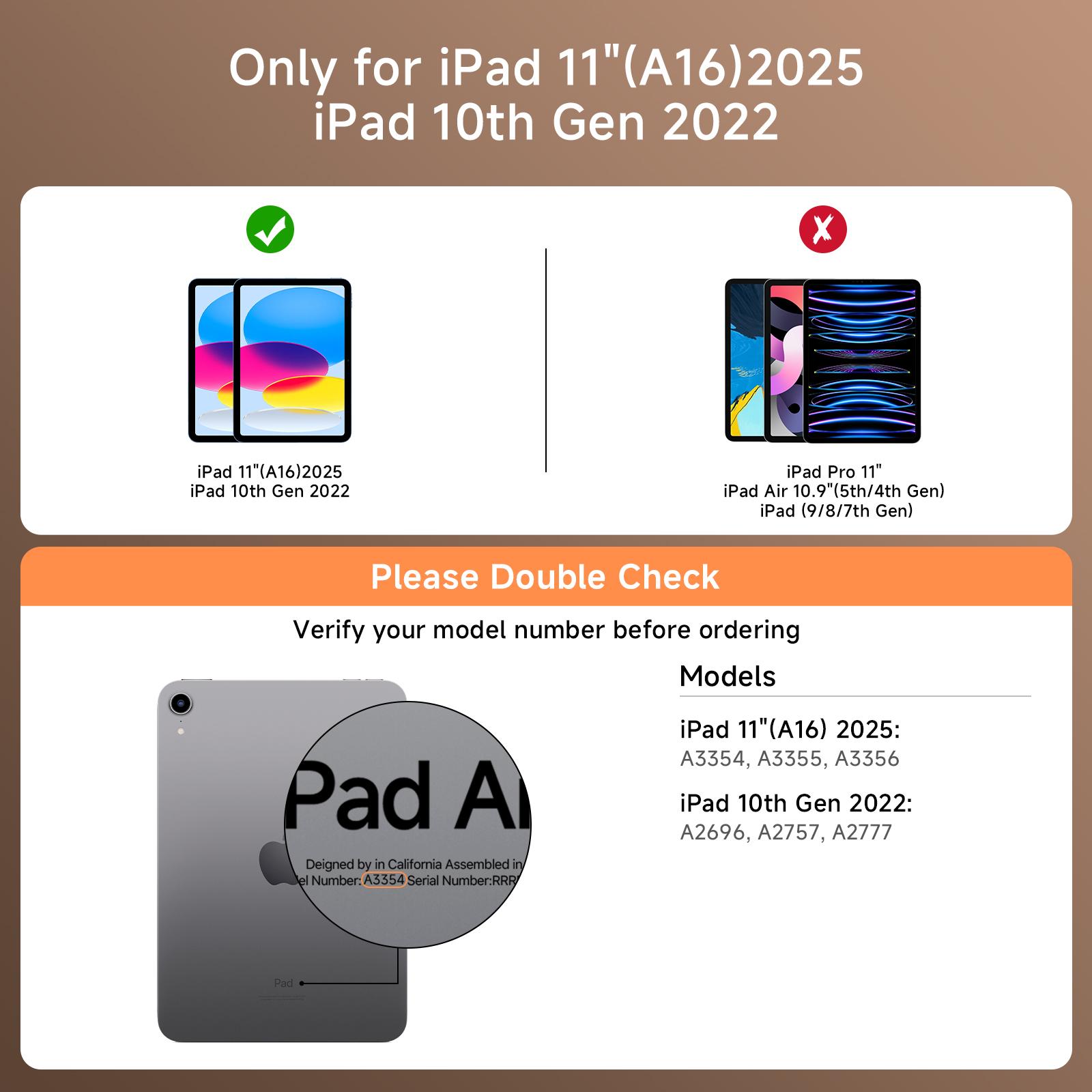 2026 Lecsas High Appearance 360 Swivel Keyboard withtransparent case for iPad(not include iPad!!!)