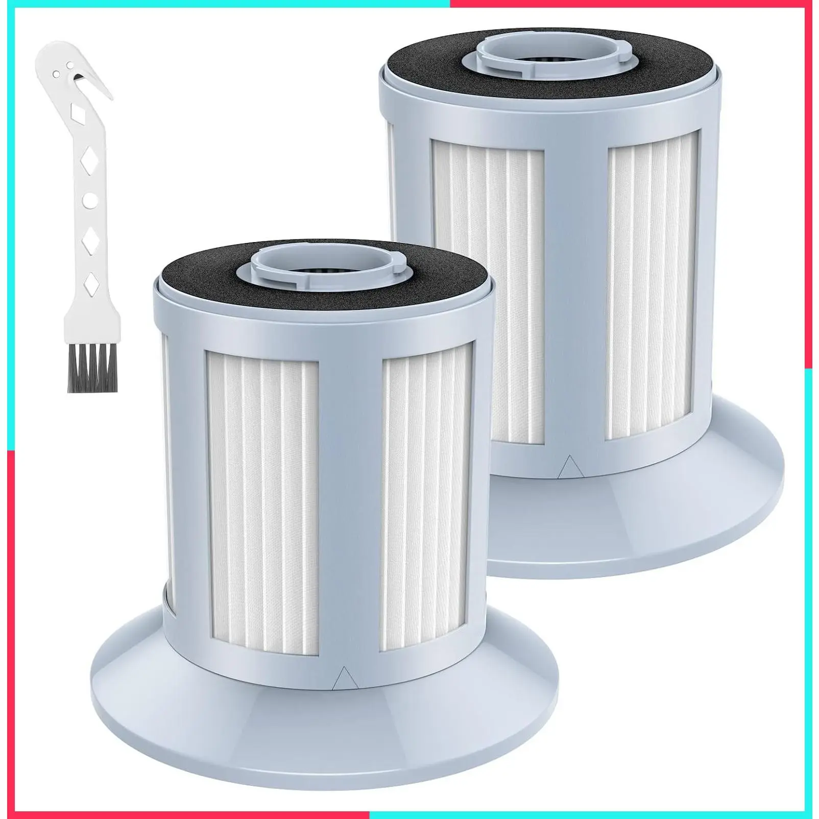 2156A Replacement Vacuum Filter for Bissell Zing 2156 Vacuum, 2 Pack