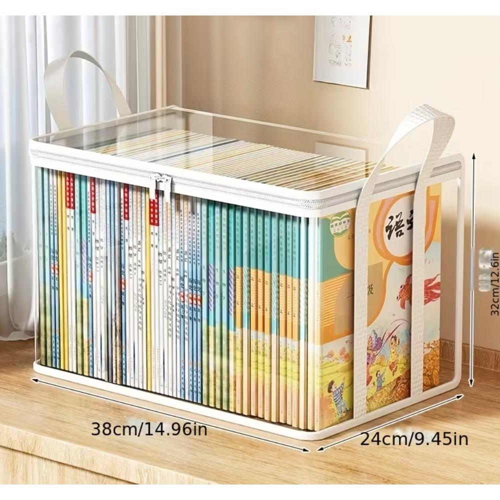 The storage box is stackable with a sturdy and durable structure, suitable for books, clothes, snacks and office documents. It can be used in homes and offices, featuring a space-saving design.