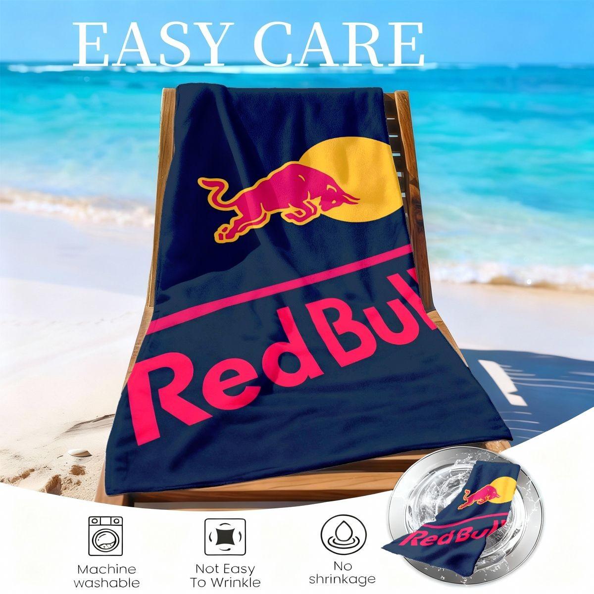 Bull Beach Towel, Quick-Dry Polyester, Sand-Resistant, Sun Protection, Large Bath Sheet, Lightweight, Surfing, Swimming, Yoga Essential