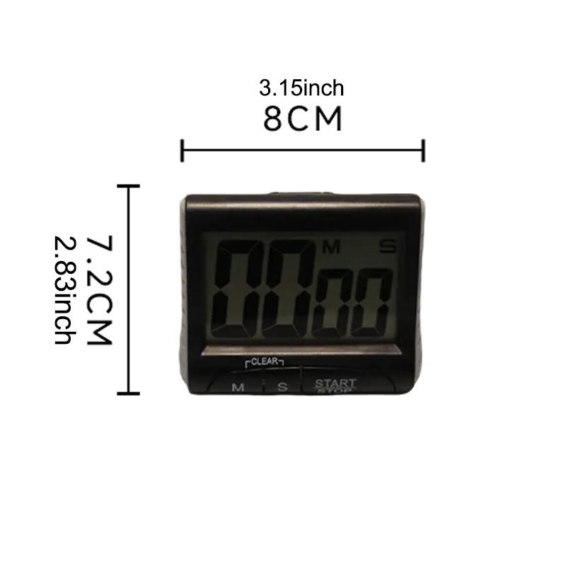 Large Screen Multi-Function Electronic Timer, Magnetic Design, Countdown, Alarm Clock, Stopwatch, Kitchen Baking Timer, Office, Gym, Home Use