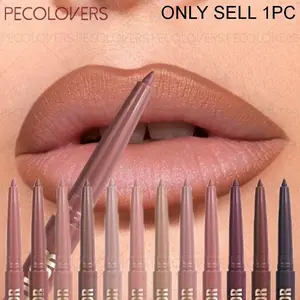 1PC Matte Lip Liner Pen, Nude, Smooth Finish, Nude Lip Contour, Perfect for Christmas and Holiday Party Looks, Create A Variety of Color Makeup for Your Lips, Matte Lip Pencil