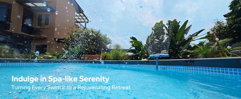 Whale Tail Pool Fountain for Above Ground Pool  and In-ground Pools by Poolhacker Outdoor Spray