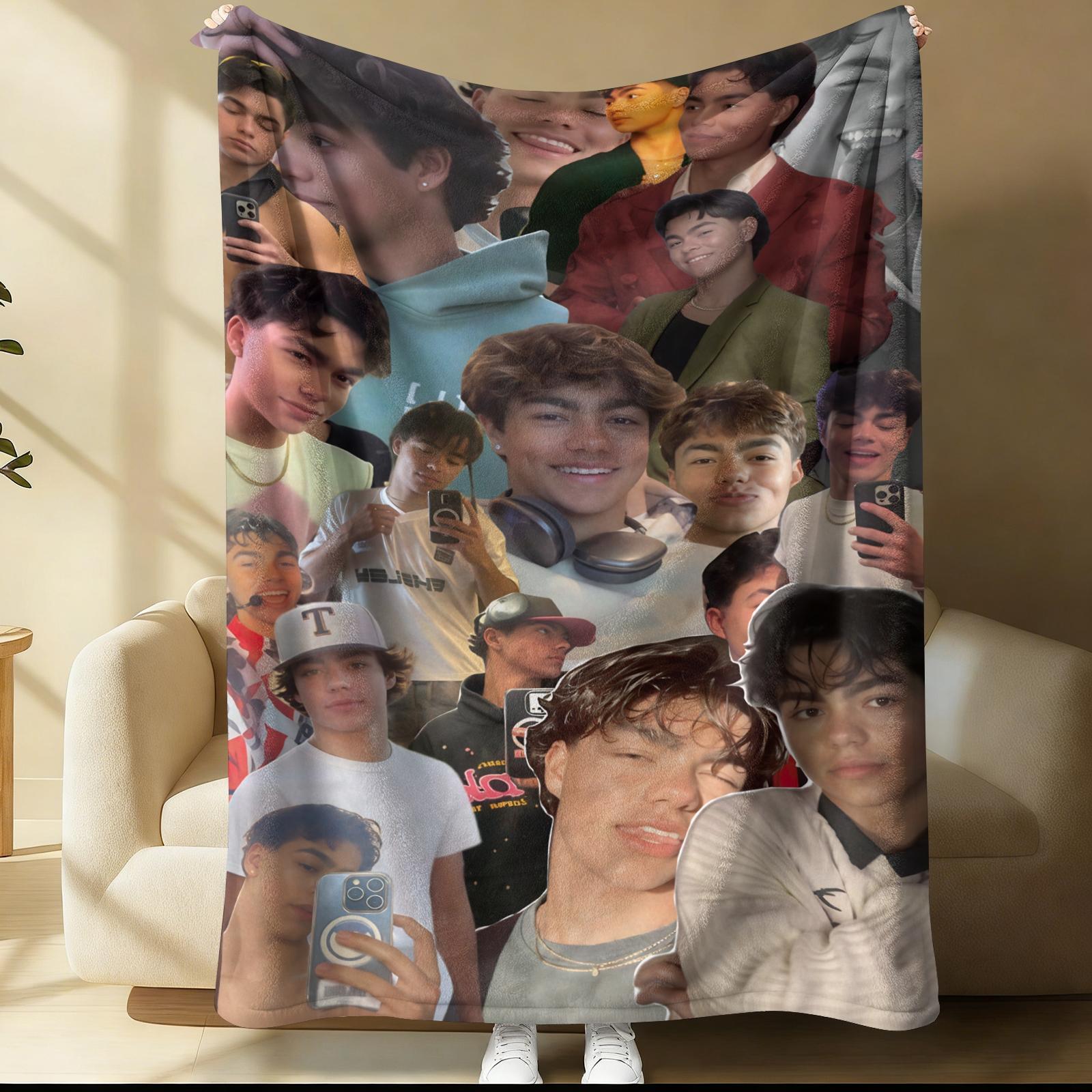 Malachi Barton Patterned Blanket, Everyday Holiday Birthday Gift For Kids And Adults, Soft, Warm And Lightweight Plush Blanket For Bed, Sofa, Car, Room Decoration