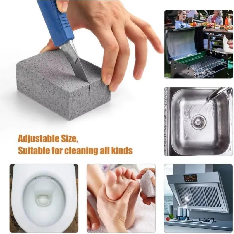 1-10PCS Grill Cleaning Brick Pumice Stone Heat Resistant Outdoor Kitchen Barbecue Rack Cleaner BBQ Tools Accessories