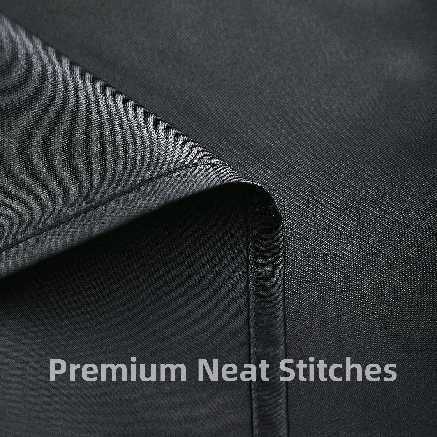 Luxurious Satin Pillowcase,2Pcs No Insert, Simple Solid Color, Soft Breathable, Envelope Closure, Ideal for Hair and Skin Protection, Perfect Home Decor