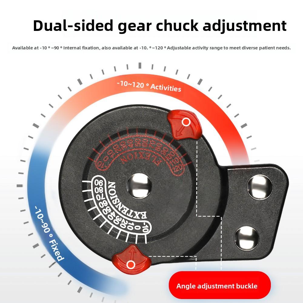 Adjustable Hinged Knee Brace – Angle Lock Knee Support for Post Op Recovery & Injury Stabilization
