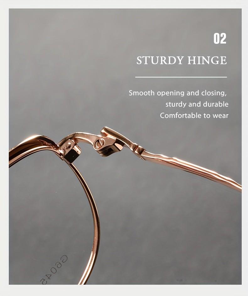 New Cat-eye Style Minimalist Design High-quality Women's Eyeglass Frames, Featuring an Ultra-lightweight Titanium Frame for Comfortable Wear. Elegant and Stylish Both Office Casual Outfits, Available in Color Options