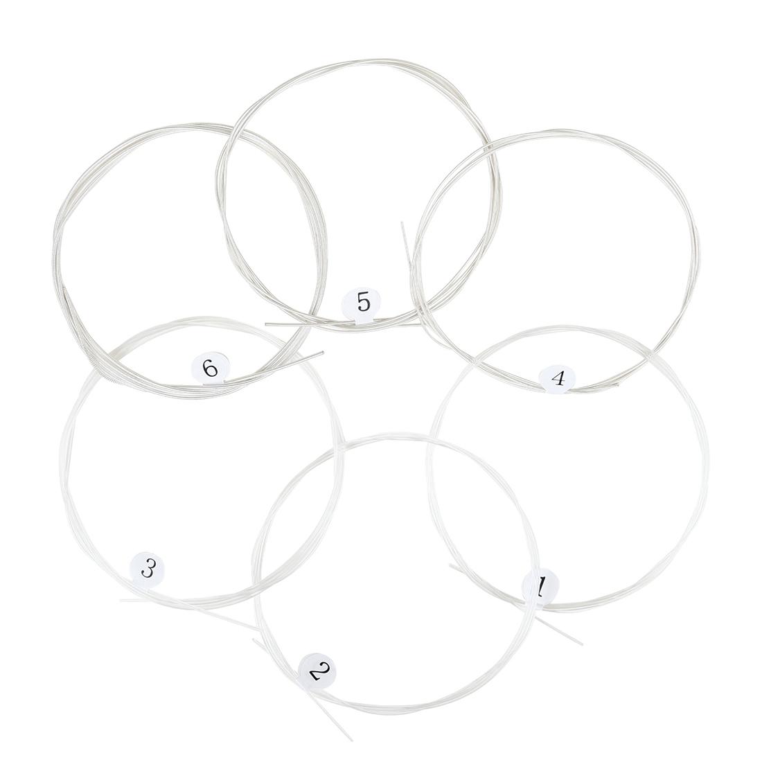 Irin Classical Guitar String Set Nylon Silver Coated Wound Strings 1-6 for Classical Guitar Accessories Durable and High-Quality