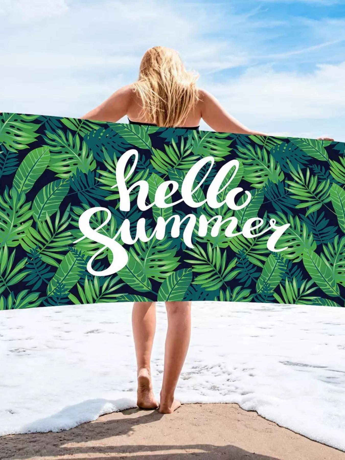 Bohemian Beach Towel Set, Outdoor Sun Protection Multi-Purpose Shawl, Ideal for Travel & Daily Use, Durable Lightweight Design, Absorbent Breathable Towel