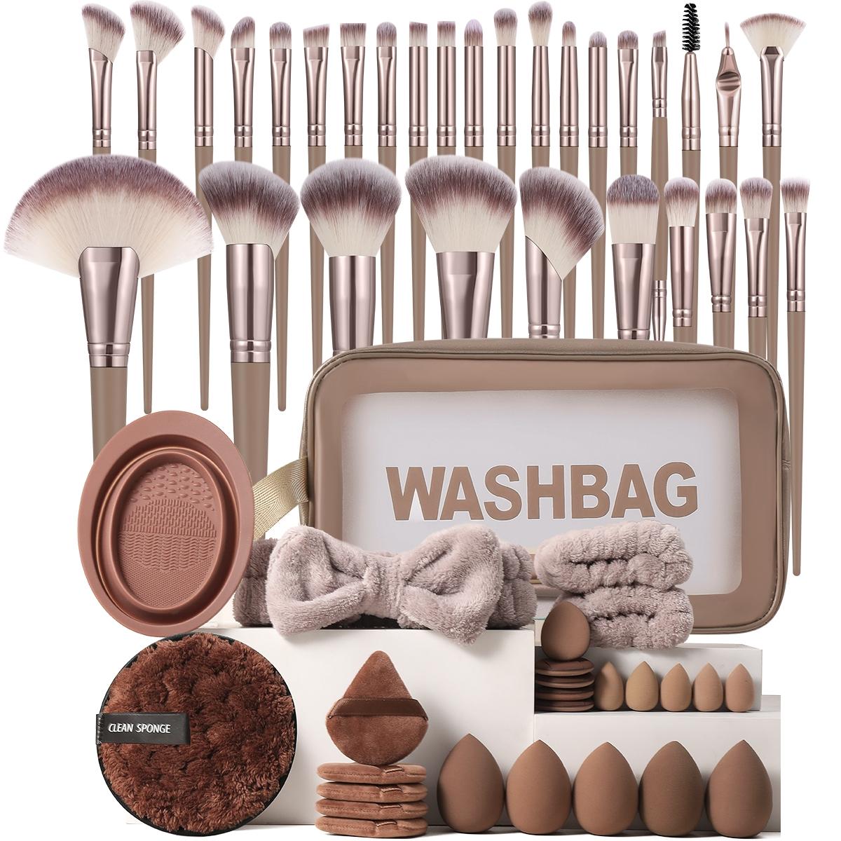 Best-Selling 56-Piece Women's Makeup Set Includes Makeup Brushes, Beauty Sponges, Wash Bag, Perfect Makeup Look, Makeup Brush Kit