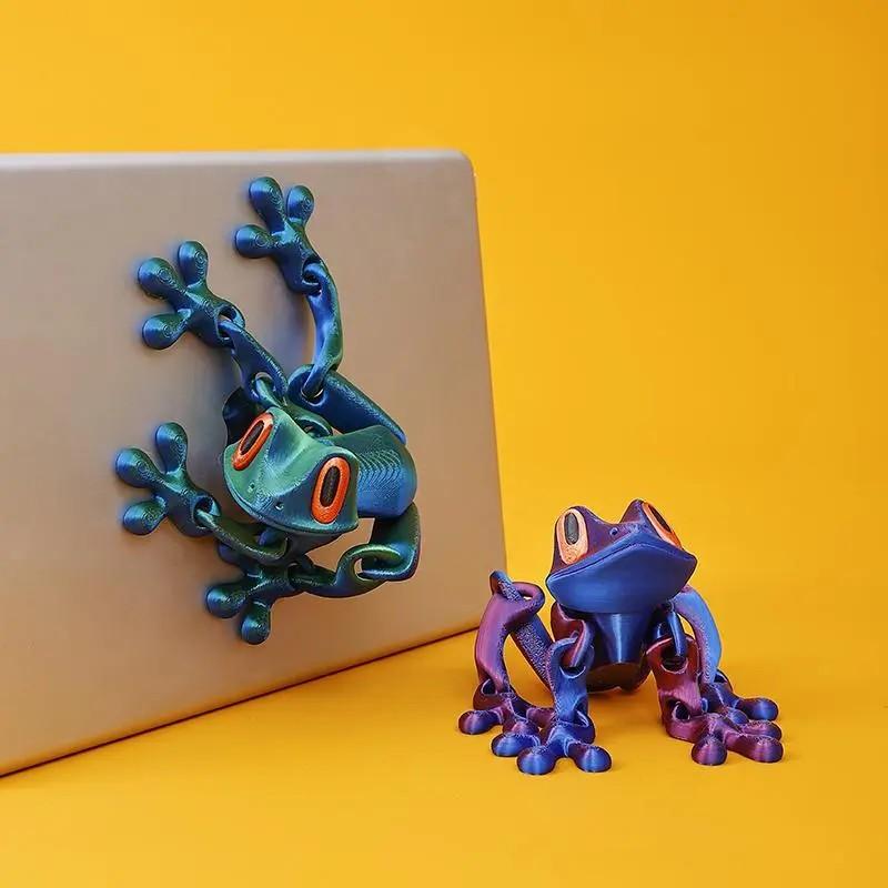 3D Printed Magnetic Frog Toy Night Light Magnet