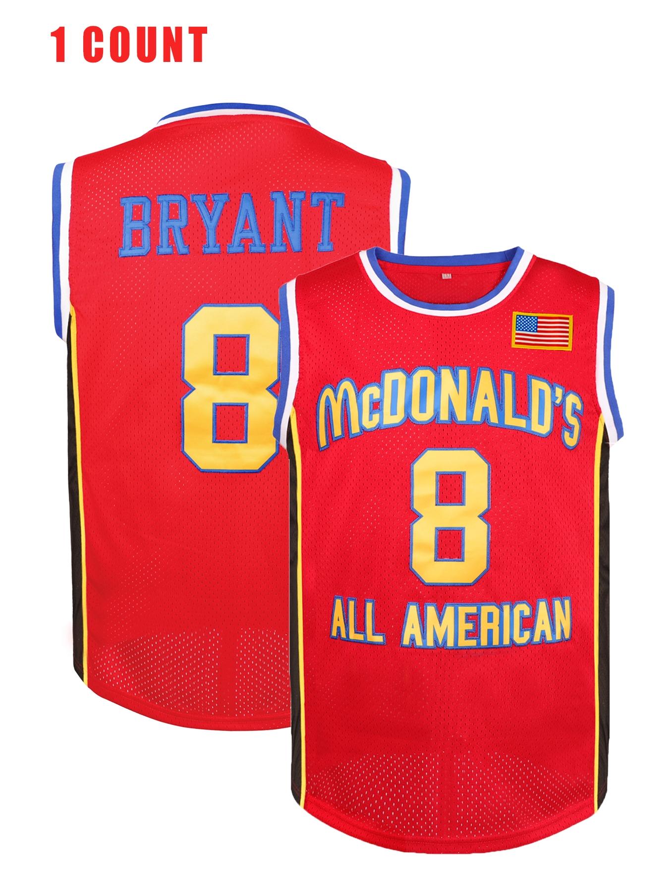 Men's Letter & Number Embroidery Basketball Jersey, Loose American All-american Basketball Vest, Basketball Clothing for Indoor Outdoor Wear, Vintage Basketball Jersey, Sports Jersey, Stylish Home Jersey, Sport Top, Jersey Shirts