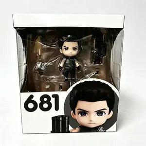 Resident Evil 681 Chris Redfield Q Version Action Figure Posable Face Swap Action Figure Model Collect Desk Ornament Fans Gift