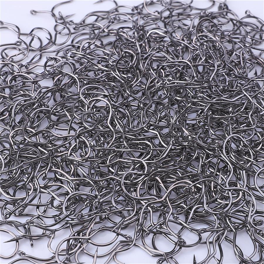 FTK 12pcs Tube-Mounted New-Style Reversible Fishing Hook: Anti-Slip, Anti-Reverse, Non-Slip, Triple-Bend with Barbs—Ideal for Wild Fishing for Crucian Carp and Common Carp