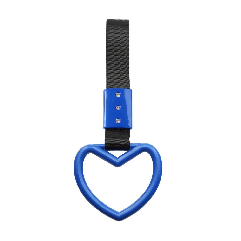 JDM Racing New Handle Hand Strap Heart Ring Styling Drift Charm Strap Drift Auto Accessories Car Strap Front and Rear Bumper Dec Automotive Decoration Automotive Decorative Accessories Aesthetic Car Accessory