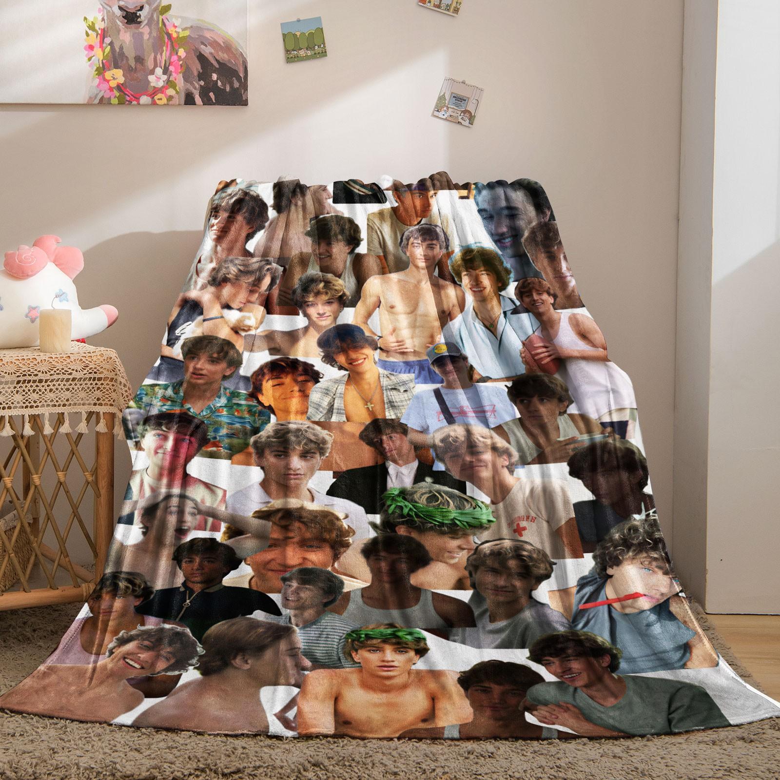 Malachi Barton Patterned Blanket, Everyday Holiday Birthday Gift For Kids And Adults, Soft, Warm And Lightweight Plush Blanket For Bed, Sofa, Car, Room Decoration