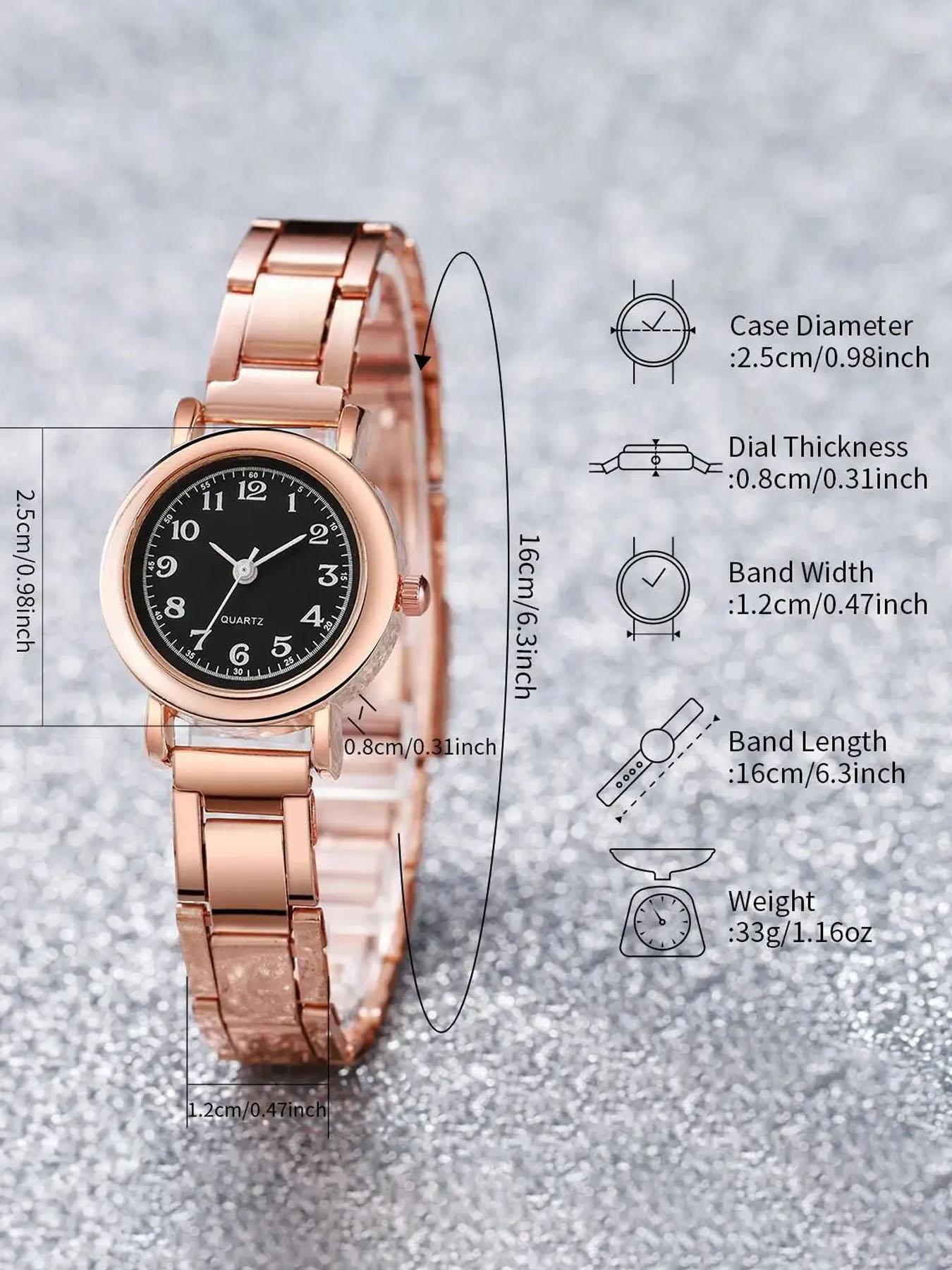 1-piece Women's Fashionable, Elegant, Personality, Light Luxury Ladies Watch, Retro, Versatile Quartz Watch