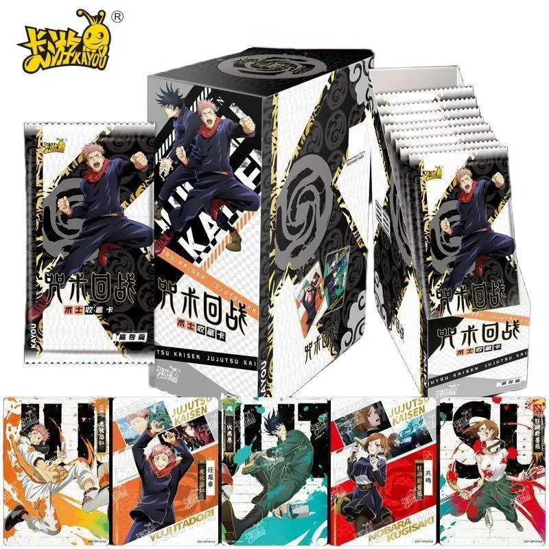 2026 Popular Toy Cards KAYOU Jujutsu Kaisen Advanced Edition Warlock Card BP Full Set MR Gojo Satoru UR Anime Children's Toy Collection Card Gift 2026 Hot selling toys