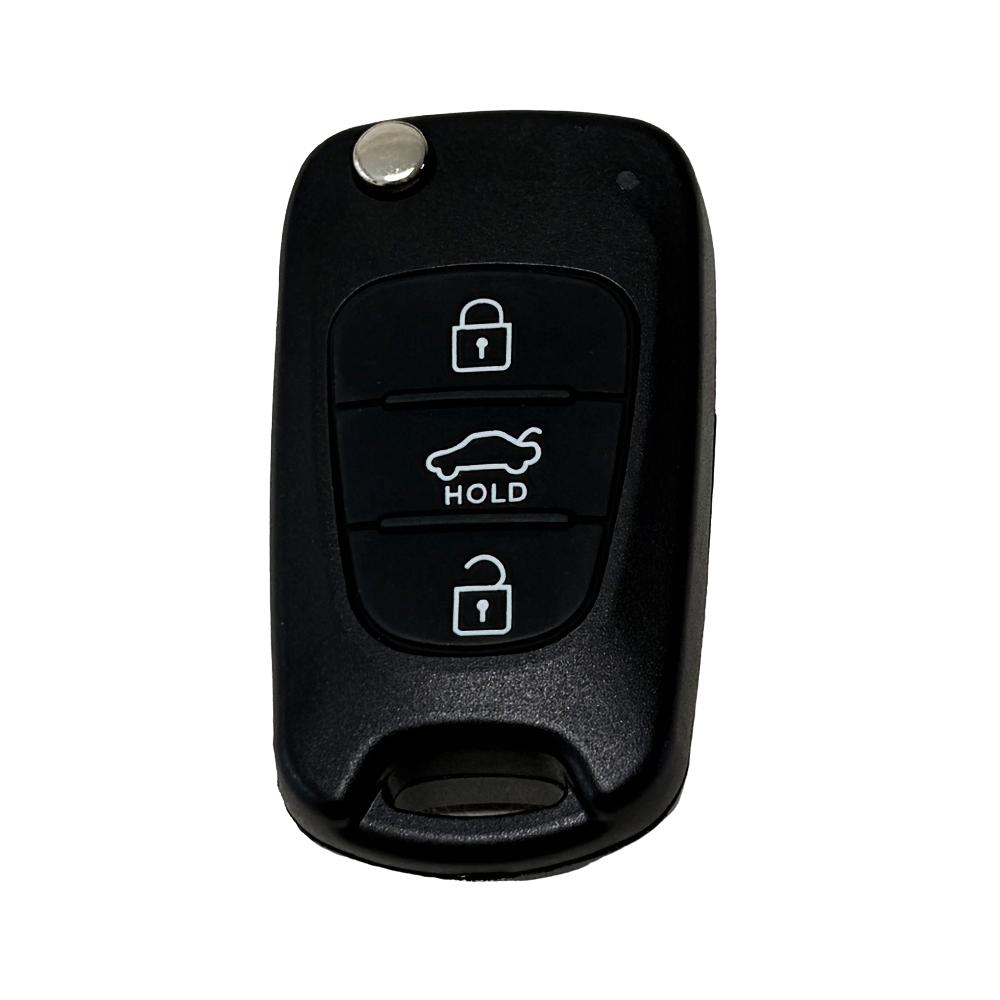 for Kia Car Remote Folding Key Replacement Shell, Fits Kia Rio 2012-2014 & Soul 2010-2013, Durable Car Key Shell, Car Key Protector