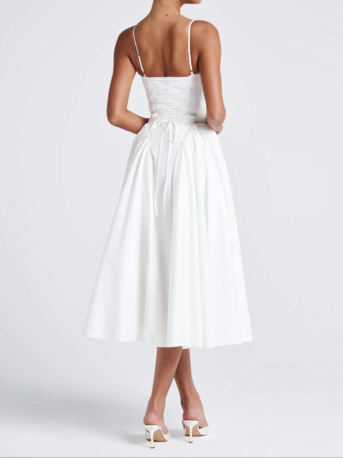 Pure Color Elegant Sleeveless Long Lady Summer Dress, Waist Cinched Design, Fitted Style, Plain Pattern, Perfect for Various Occasions, Formal Pure Color Elegant Sleeveless Long Lady Summer Dress, Waist Cinched Design, Fitted Style, Plain Pattern, Perfect for Various Occasions, Formal